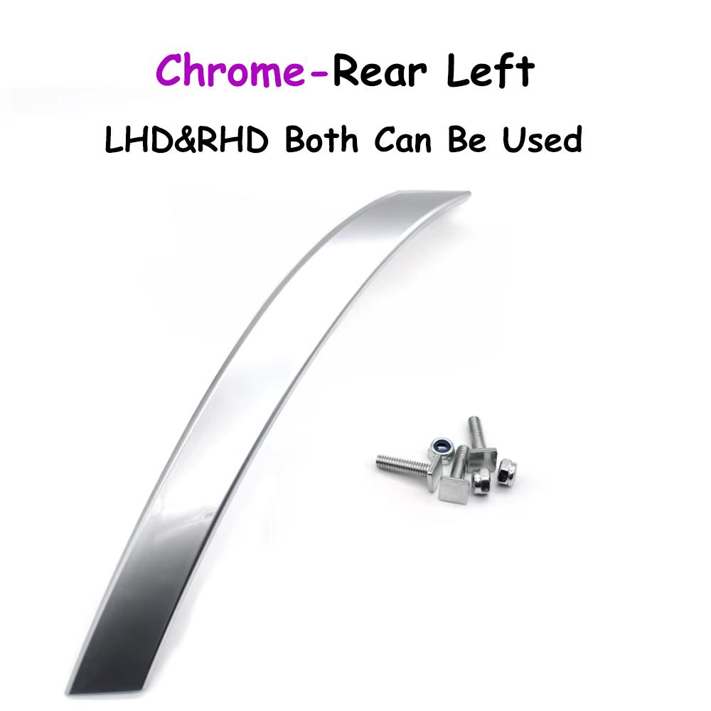 E60 E61 1PCS/2PCS Car Interior Front Rear Door Left Right Door Handle Trim Cover Replacement For BMW 5 Series M5 2004-2006