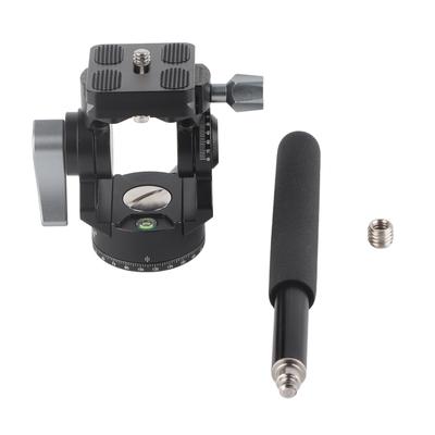 DT 03S SLR Kamera Griff Hydraulischer Stativkopf Aluminiumlegierung Wasserwaage Videokopf Tragbar Dämpfung