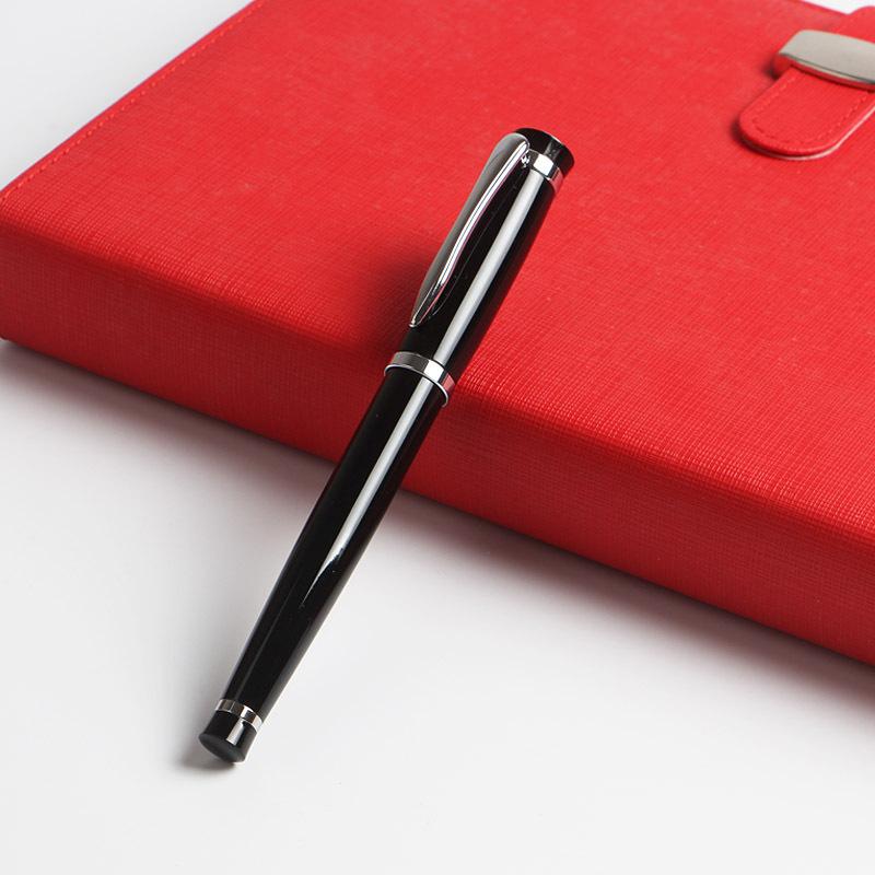 Enterprise Chinese New Year Business Gifts Signature Pen Metal Office Water-Based Pen Advertising Rotating Ballpoint Pen Can Be Designed For Free 0.5mm