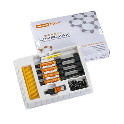 D-Tech Compomax Restorative Kit Nano Hybrid LC Anterior – Posterior Composite Kit