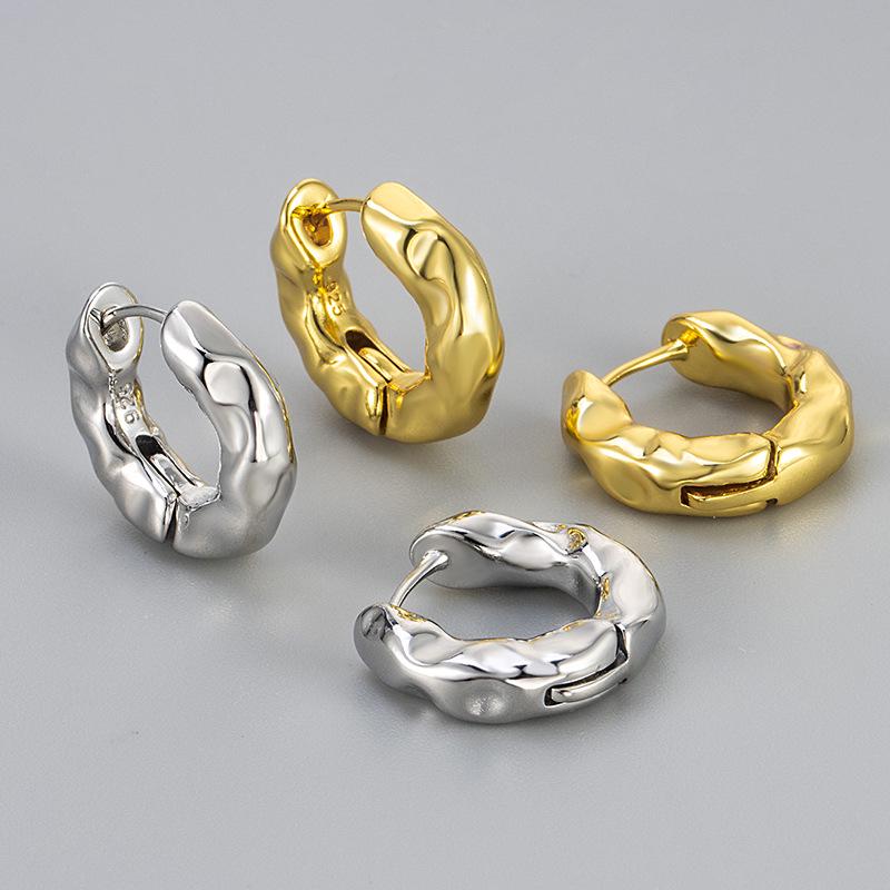 Concave-Convex Irregular Ear Cuffs: High-End Vintage Style with Girlish Charm