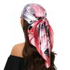 90*90cm Silk Scarf Scarftop Headwraps For Woman Fashion Four Seasons Hair Accessories Hijab Foulard Bandana Femme Headscarf