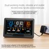 Tuya WiFi Smart Weather Station High Precision Indoor Outdoor Temp Humidity Meter Weather Forecast Multifunctional Alarm Clock