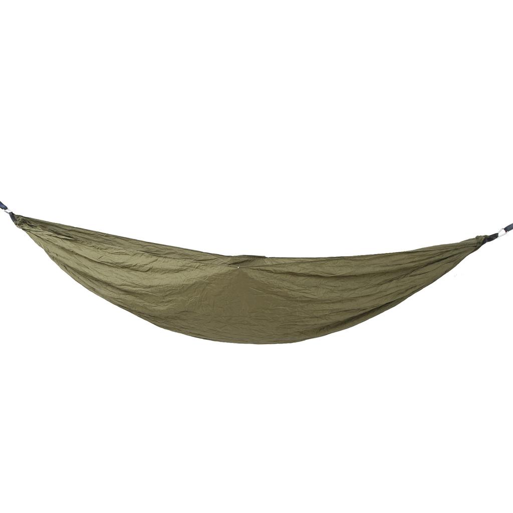 Double Portable Hammock Quick Drying Nylon Camping Hammock with Tree Strap for Outdoor Hiking Travel Backpacking Army