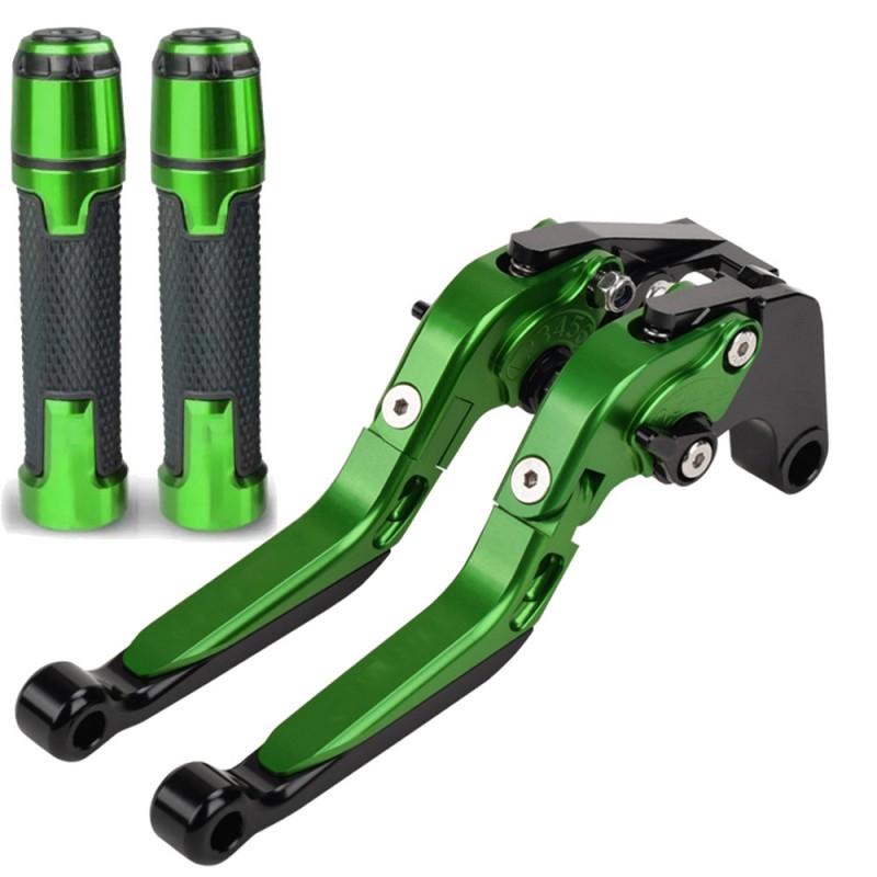 CNC Aluminum Brake Clutch Levers Kawasaki Versys 650 1000 Adjustable Lever Tips Anti-Slip Handlebar Controls