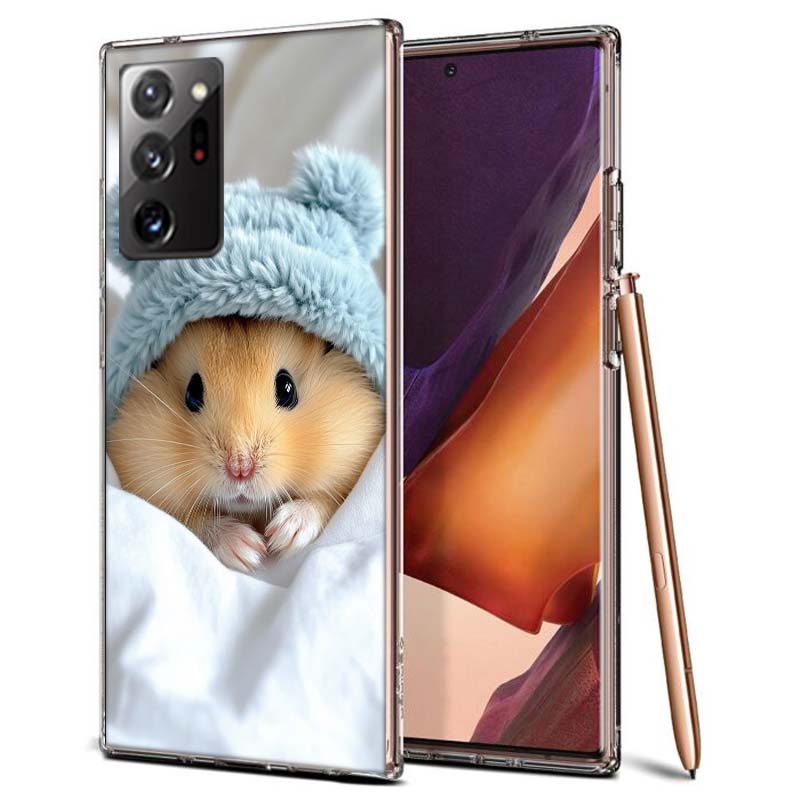 Hamsters With Hats Have Ears Phone Case for Samsung A55 A35 A25 A15 A07 A05S A16 A17 A26 A36 A37 A56 A57 Galaxy Note 20 10 A50S