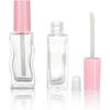 10/ 30 Pcs Pink Empty Glass Lip Gloss Tubes  10ml  Lipgloss Tube Container Bottles for Oils Liptin Packing with wand