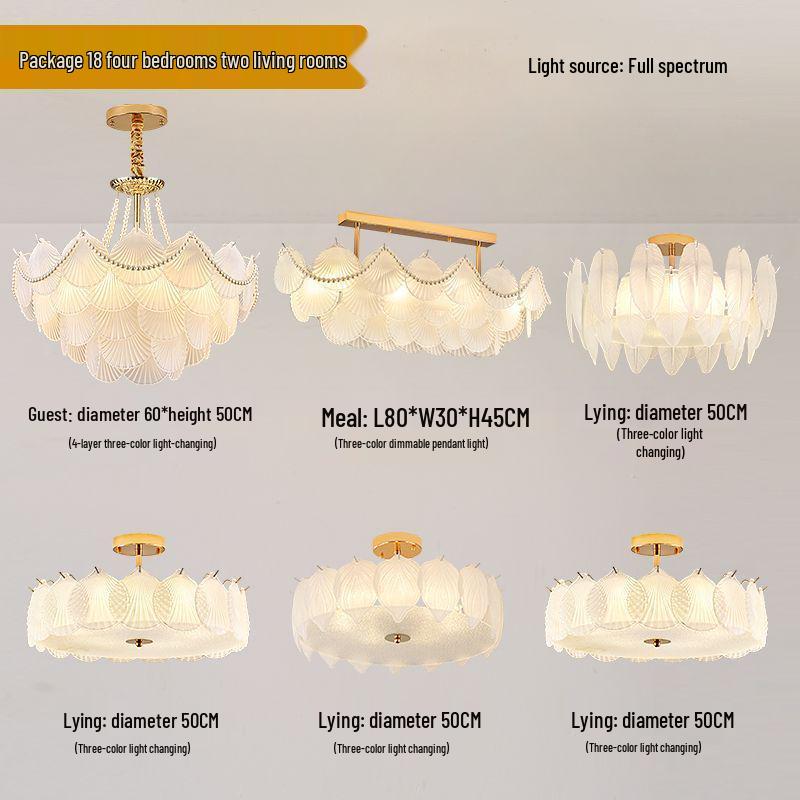 Modern French Crystal Pearl Chandelier for Living Room and Dining Room