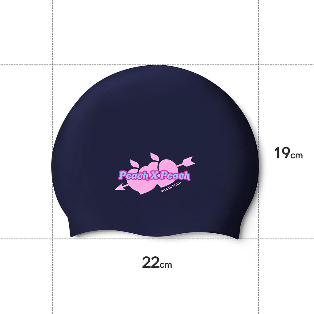 KIPI KITSCHPITCH Silicone Swim Cap Swimming Cap Stretchy Unisex Double