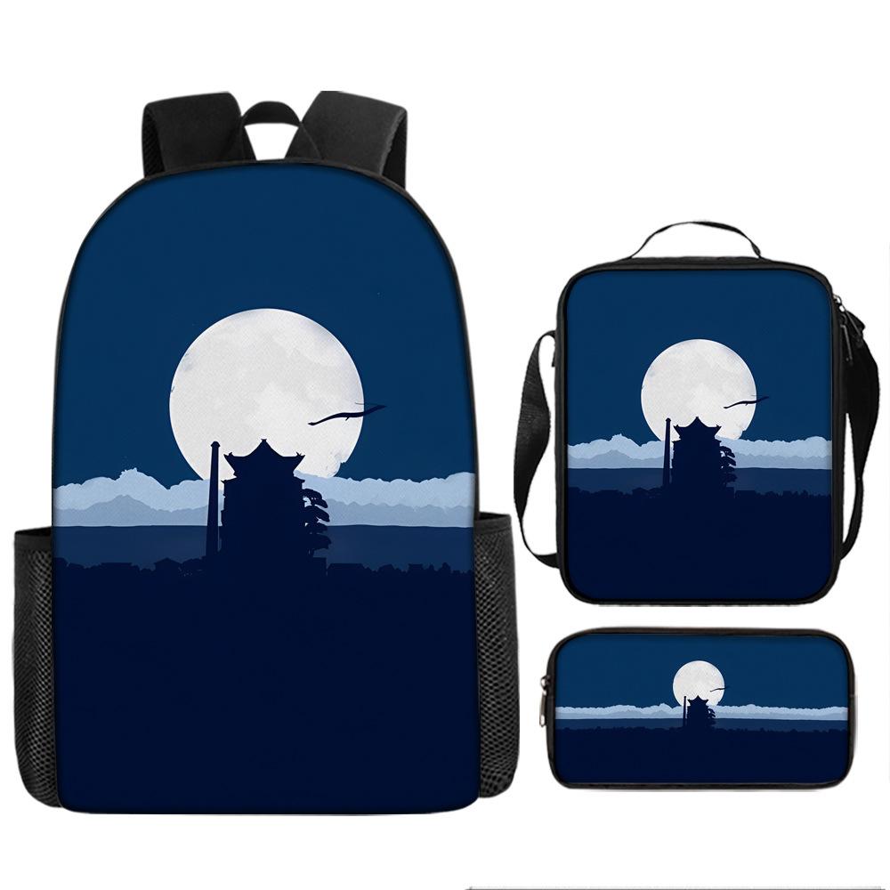 Elementary and Secondary School Students Spirited Away School Bag Hayao Miyazaki Children's Fashion Backpack Waterproof Large Capacity Backpack