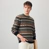 Мужской шерстяной свитер Komongboka с жаккардовым узором Fair Isle