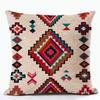 Bohemian Patterns Linen Cushions Case Multis Abstract Ethnic Geometry Print Decorative Pillows Case Living Room Sofa PillowSPBZ-,(2)