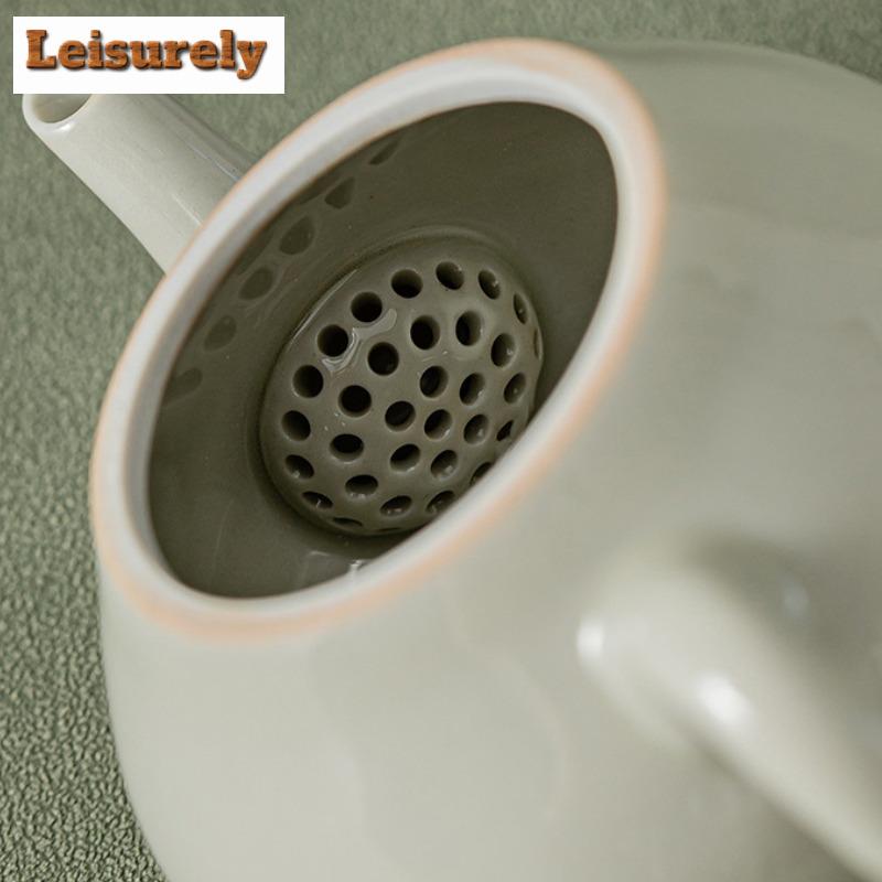 150ML Beixitang Handgefertigte Eis-Tischfarbe Keramik Teekanne Kreative Birnenform Kanne Teezubereitungskessel Teeartikel Dekoration Geschenkbox