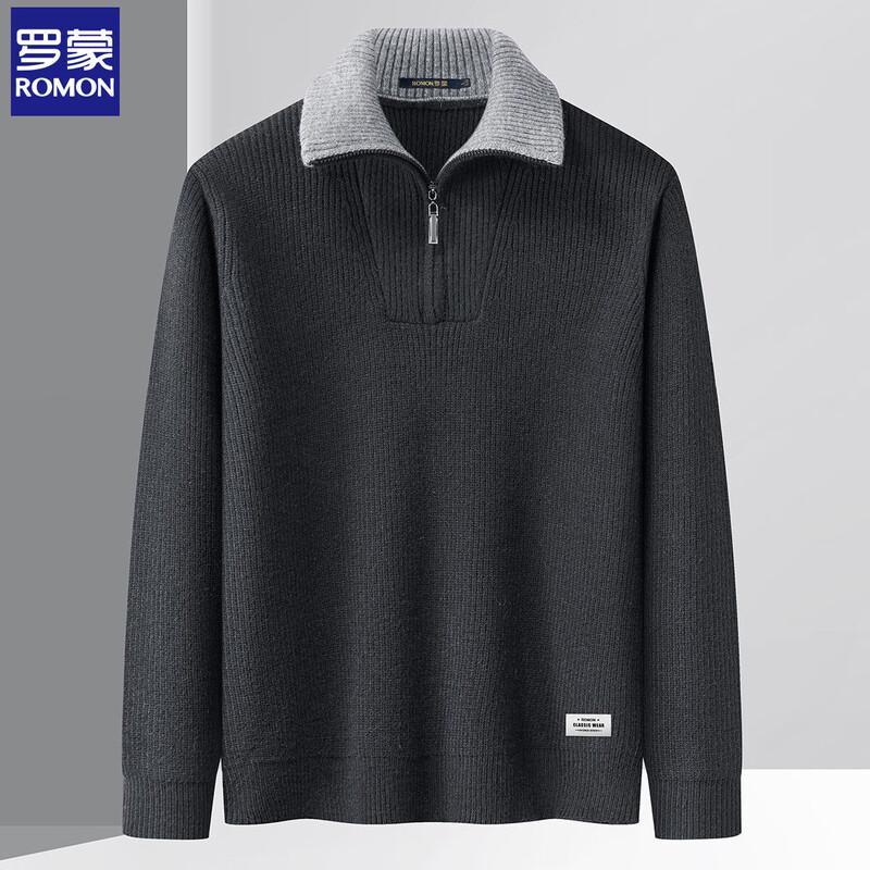 

Luomeng Men s Half-Zip Knit Sweater & Casual Tops 2XL