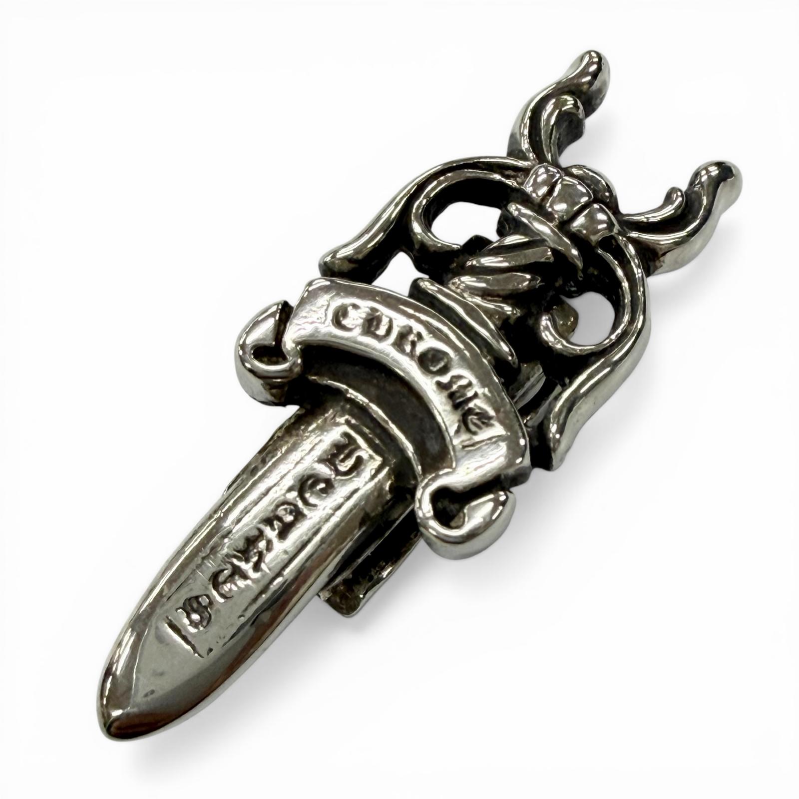 

Great CHROME HEARTS hair accessory Dagger Concho Silver 925 mens Used