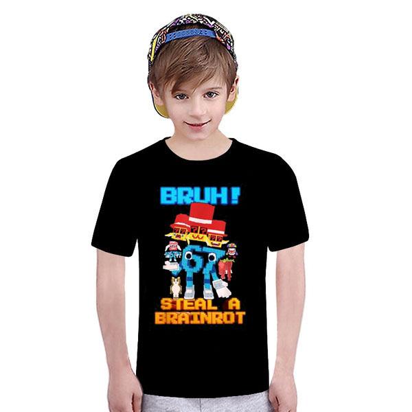 67 Six Seven 6-7 - Funny Steal Brainrot Boys Fashion Gaming Meme T-Shirt Y2k Christmas Costume Sons Novelty Gift Cute Saying Tee