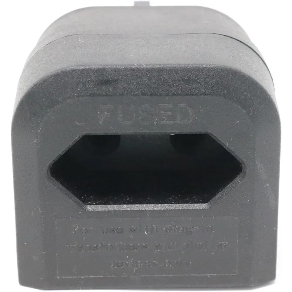 2025 European To British Plug Adapter Fuse UK British Electrical Travel Adapter Converter Socket AC Power Cord Outlet New