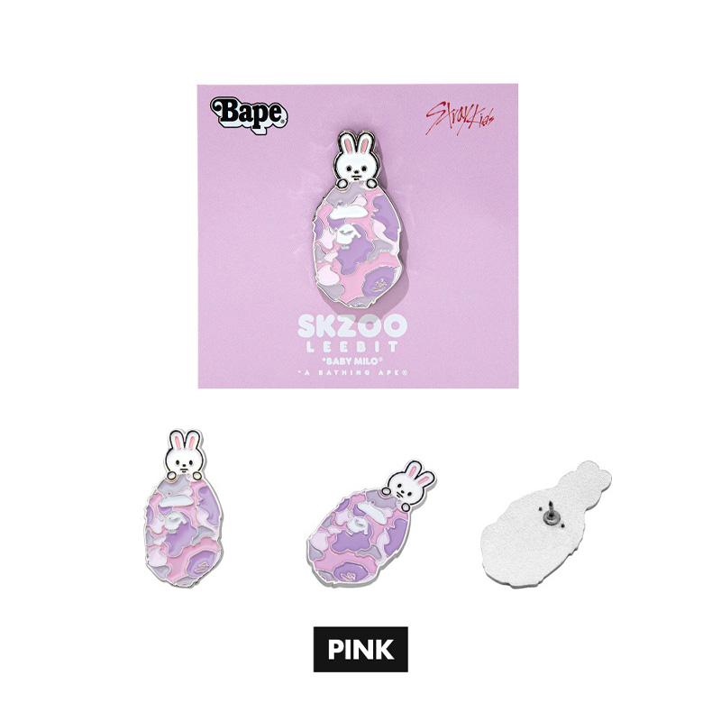 

[ПРЕДЗАКАЗ] STRAY KIDS × BAPE – МЕТАЛЛИЧЕСКИЙ ЗНАЧОК (8 типов) PINK