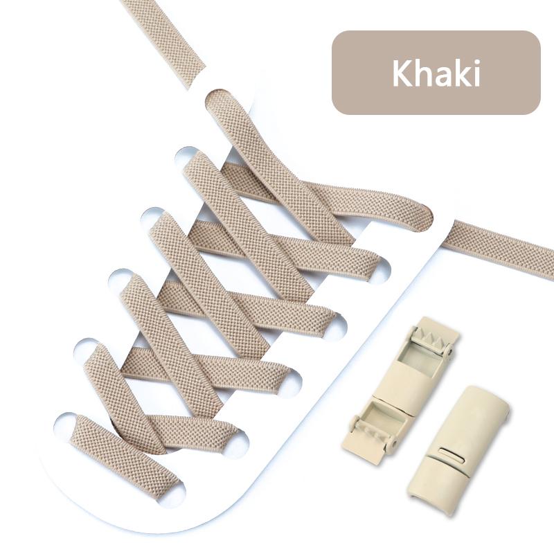 Colorful Magnetic Lock Shoelaces without ties Elastic Laces Sneakers No Tie Shoe laces Kids Adult Wide Shoelace Shoe Accessories