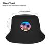 Sombrero de Cubo con Palmeras de Miami Beach Estilo Callejero Gorras de Pescador Personalidad Pesca Sombreros Solares Para Hombres Mujeres Gorra Personalizada Coreana