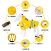 Dog Raincoat Reflective Two-legged Hooded Waterproof Windproof Pet Rain Jacket Small Medium Large Dogs