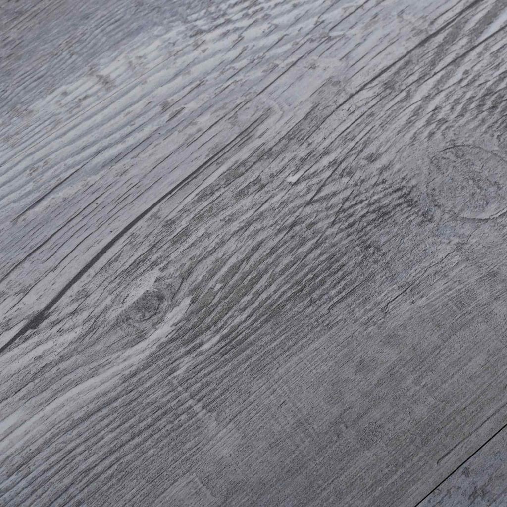 Floor Planks 5.02 m² 36 pcs PVC Matte Wood Grey