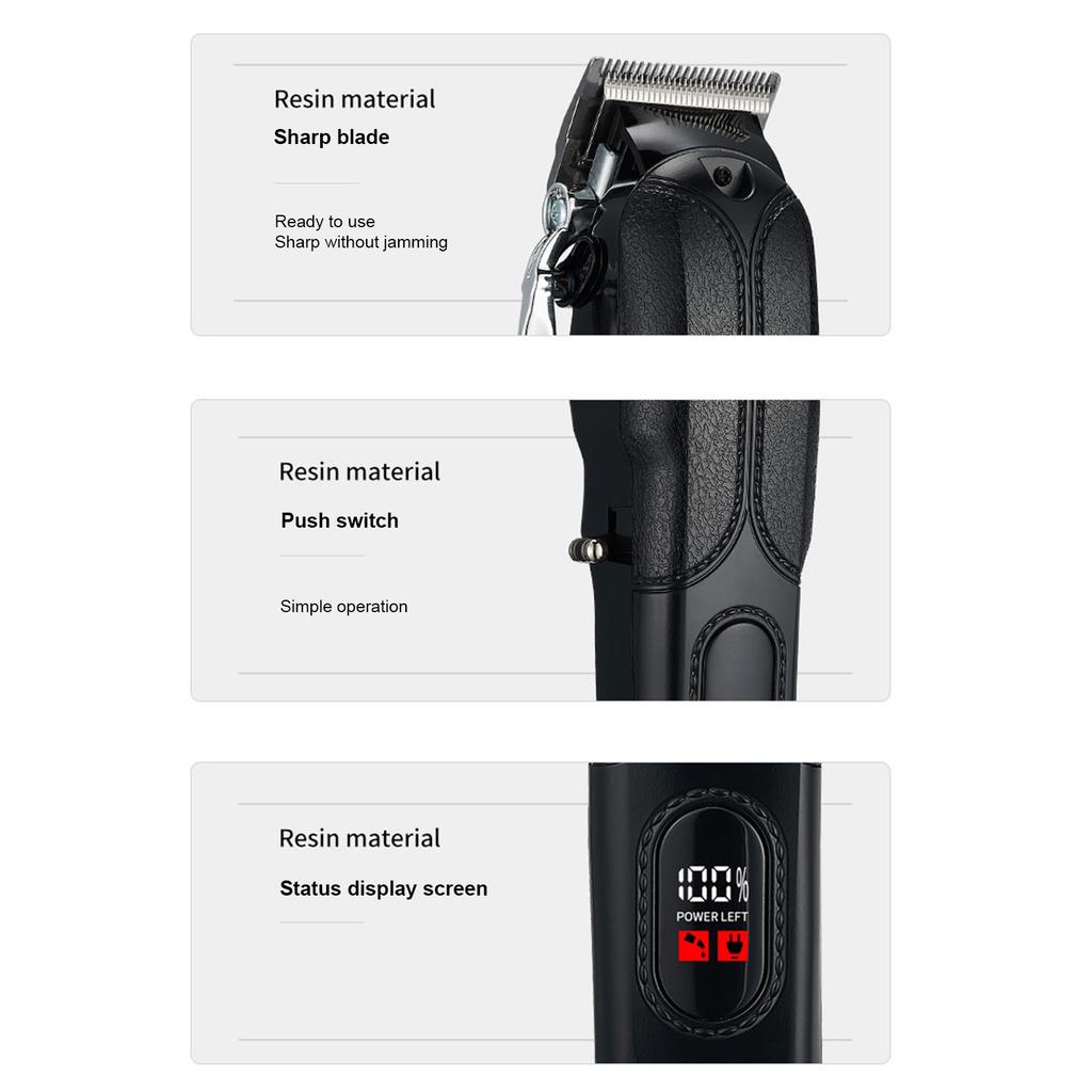 Electric Hair Clippers Cordless Hair Trimmer Men s Haircut Kit with 13 Guide Combs Hair Trimming Styling & Grooming Kit