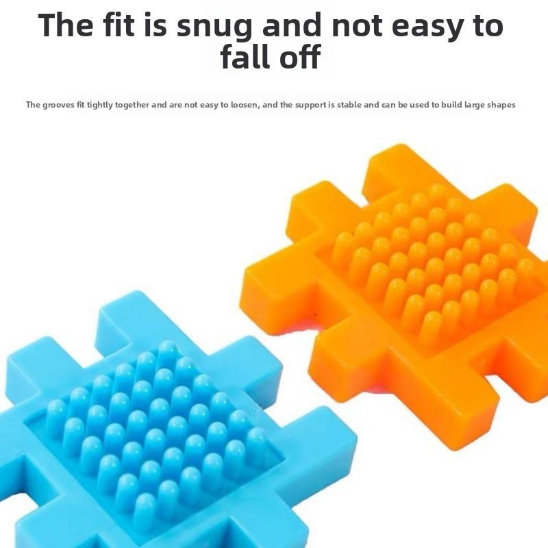 Creative Thinking Building Blocks With Pp Material For Parentchild Learning Educational Toy