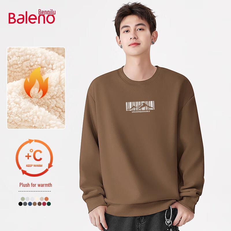 

Baleno Men s Heavyweight Fleece-Lined Crewneck Sweatshirt 2XL