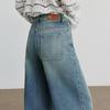 Chuyu Women's Retro Wide-Leg Loose Jeans