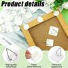 10-20pcs White Self Adhesive Hooks Door Wall Mounted Picture Hanger Hook Suction Heavy Load Rack Kitchen Organizer Holder