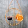 Oriole Bird Feeder for Jelly And Orange, Hanging Birdfeeder with Fruit Holder, Outdoor Orange Slice Bird Feeder for Garden Backyard Birds