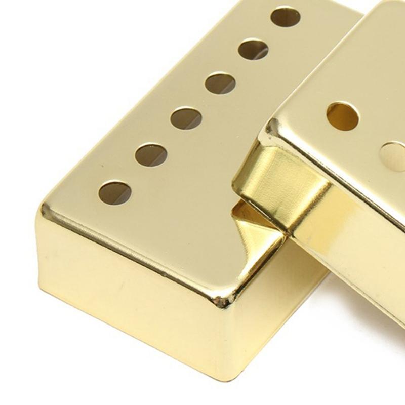 2Pcs Guitar Bass Humbuckers Pickup Covers Set Humbuckers Cover for Neck & Bridge