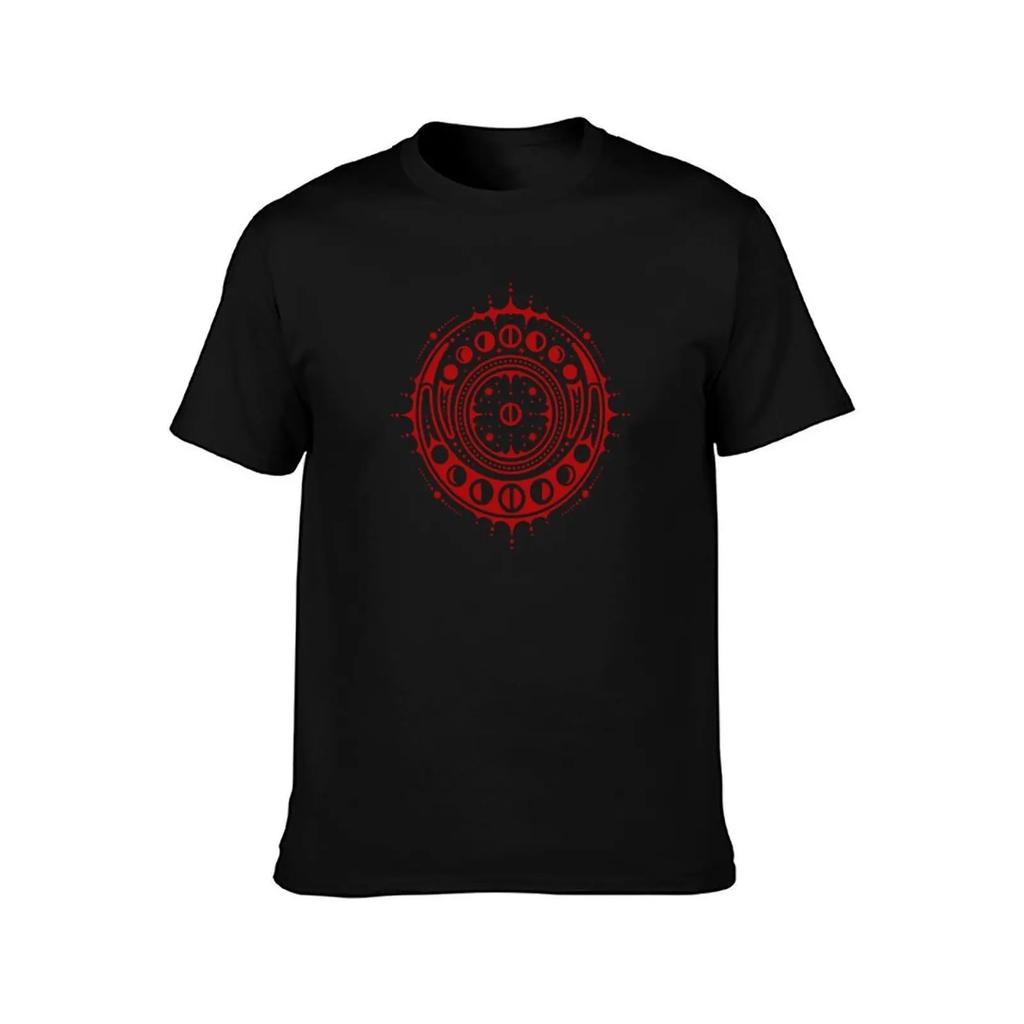 Lunar Mandala by Katrin Dirim T-Shirt Oversizeds Plain Sweat Shirts, Men