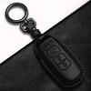 Tukellen for Mazda Leather Key Fob Cover with Keychain Compatible with Mazda 3 6 8 Miata MX-5 CX-3 CX-5 CX-7 CX-9 4-Buttons Smart Remote,  Leather