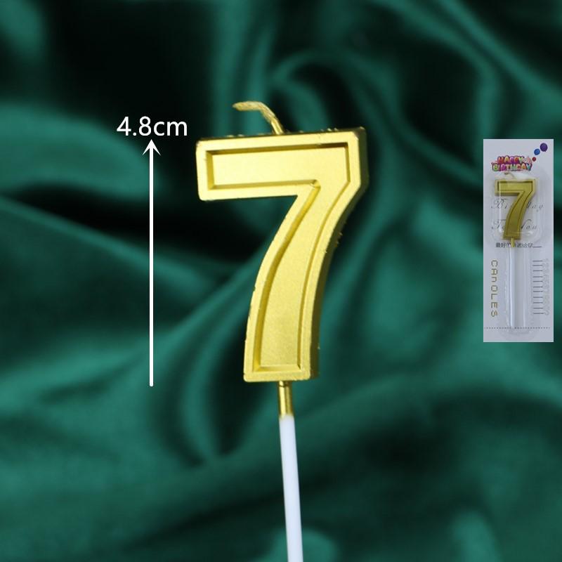 50 Gold and Silver Number Candle Cake Toppers - Individually Boxed Party Decorations