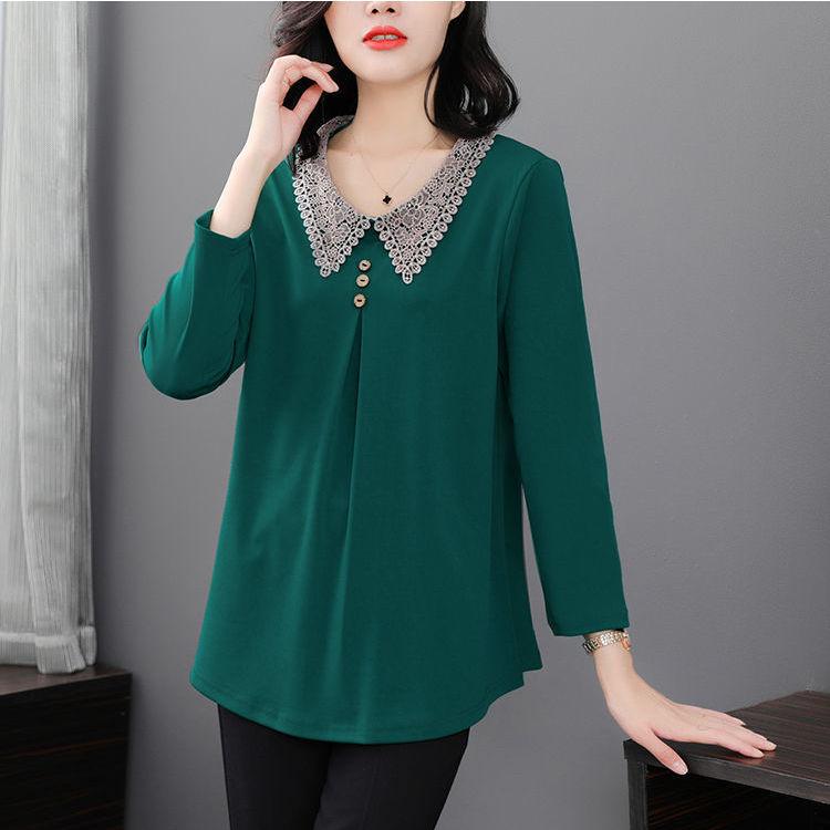 WTEMPO Women Autumn Casual Long Sleeve O Neck Loose Blouse Vintage Harajuku Solid Shirt Oversized Tops
