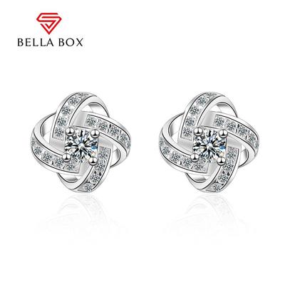 Eternal Star Stud Earrings Jewelry Wedding Party Wholesale Gift