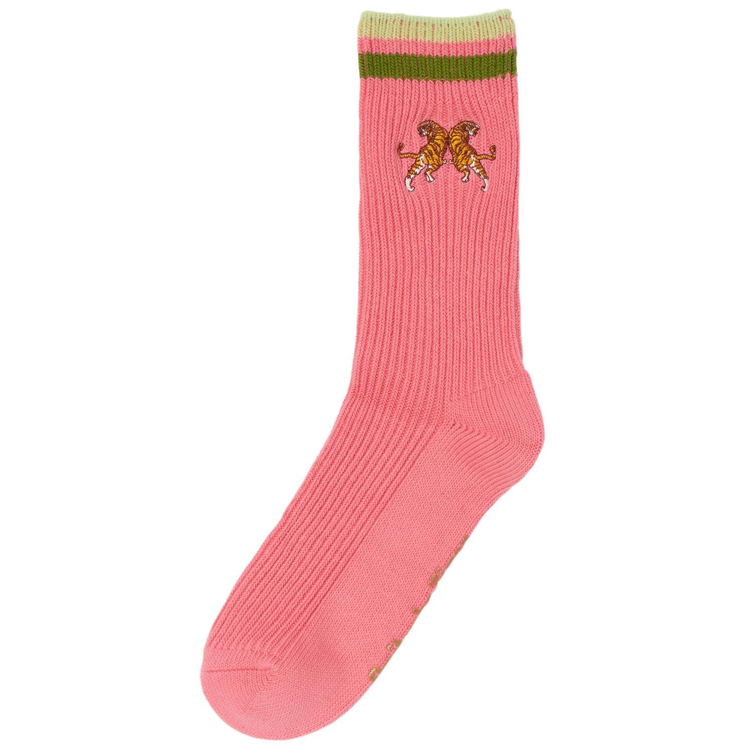 Onitsuka Tiger MIDDLE SOCKS Crew Socks Unisex 1 Pack Pink 3183B068-700 M