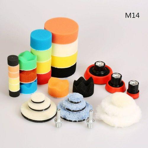 

Car Polishing Pad Kit - 33pcs - 1.2/2/3 Inch With M14 Drill Adapter