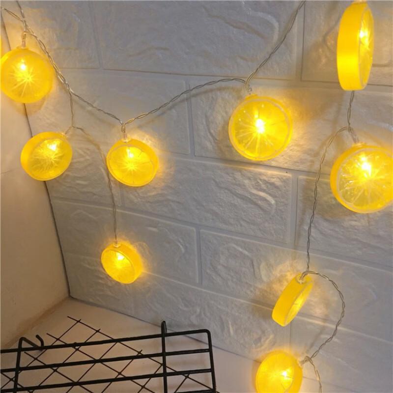 NuFeng Yellow Lemon Slice LED String Lights