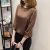 Women Brief  Work Wear  Shirts Three Quarter Sleeve Casual Tops