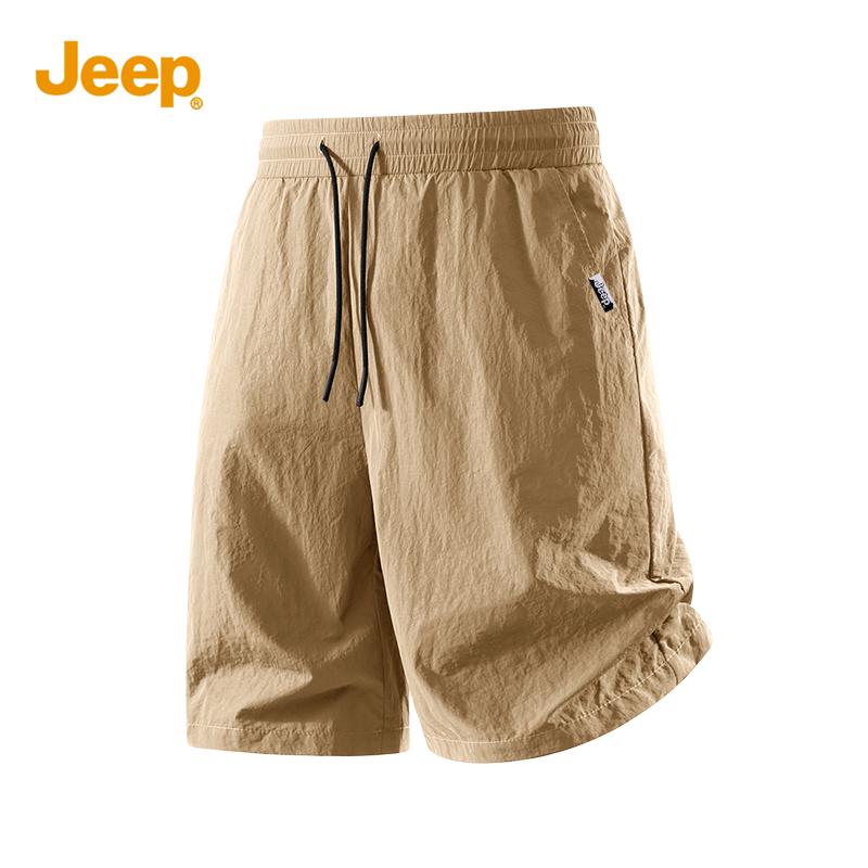 Jeep Men's Lightweight Quick-Dry Casual Shorts