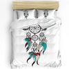 Amazing Theme Bedding Set Sacred Geometry Themed Bedding Set Various Shapes Chakra Zen Comforter Cover Dream Catcher Pillowcases