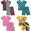 Kids Boys Anime Cartoon Demon Slayer Kimetsu No Yaiba Short Sleeves T-shirt Top Shorts Pants Clothes Sets