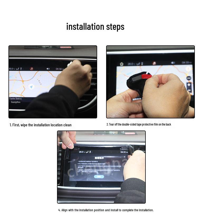 Universelle Anti-Blend-Sonnenblende für Auto-Navigationsdisplay