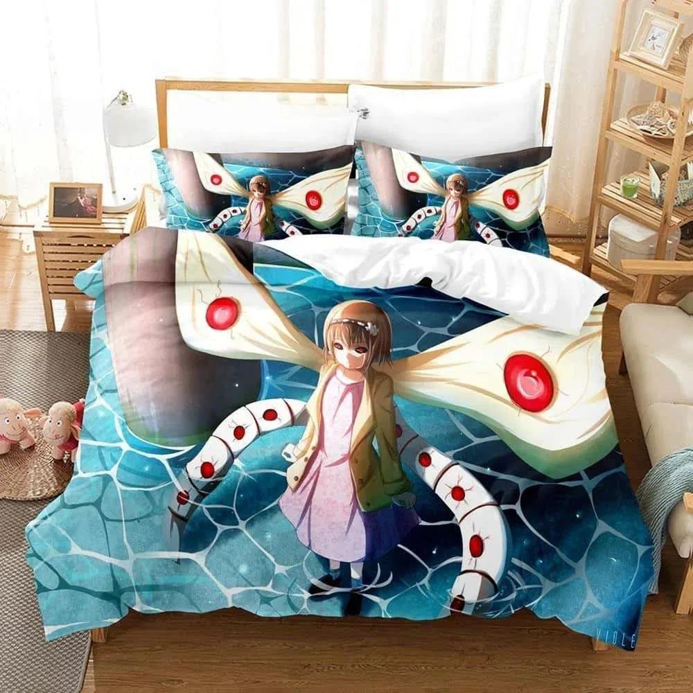 3D Print Anime With Bed Linen Collection Tokyo Ghoul Bedding Collection Single Twin Full Queen King Size Bed Collection Aldult Kid Bedroom Duvetcov