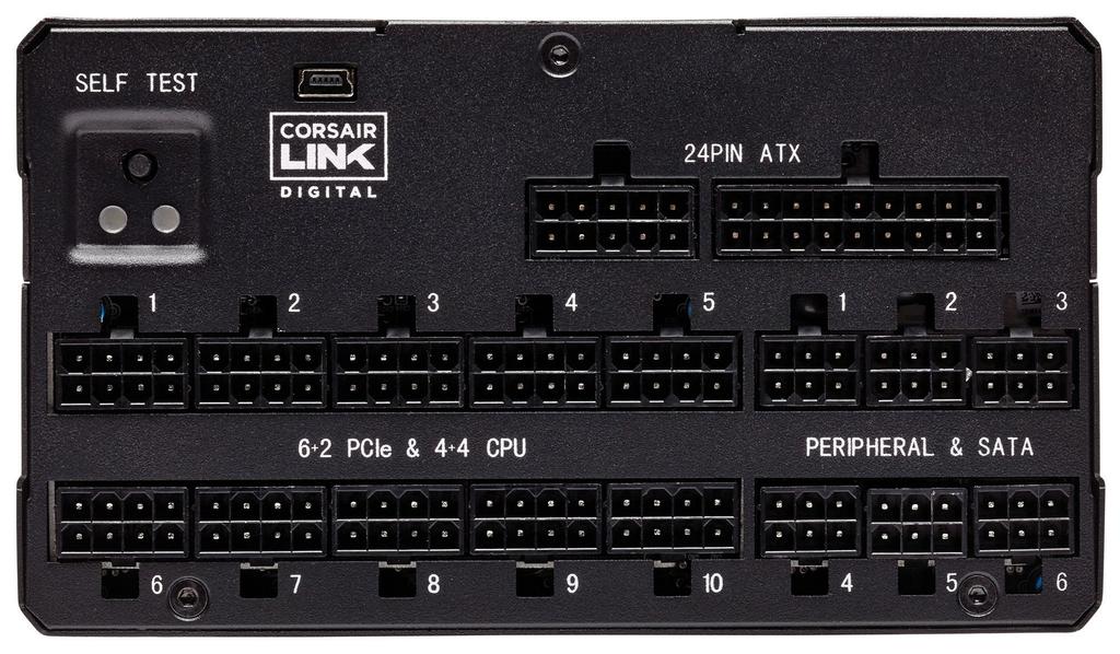 CORSAIR AX1600i 1600W PC power supply unit series recommended power supply PS786 [80PLUS TITANIUM] RTX4090/4080 CP-9020087-JP