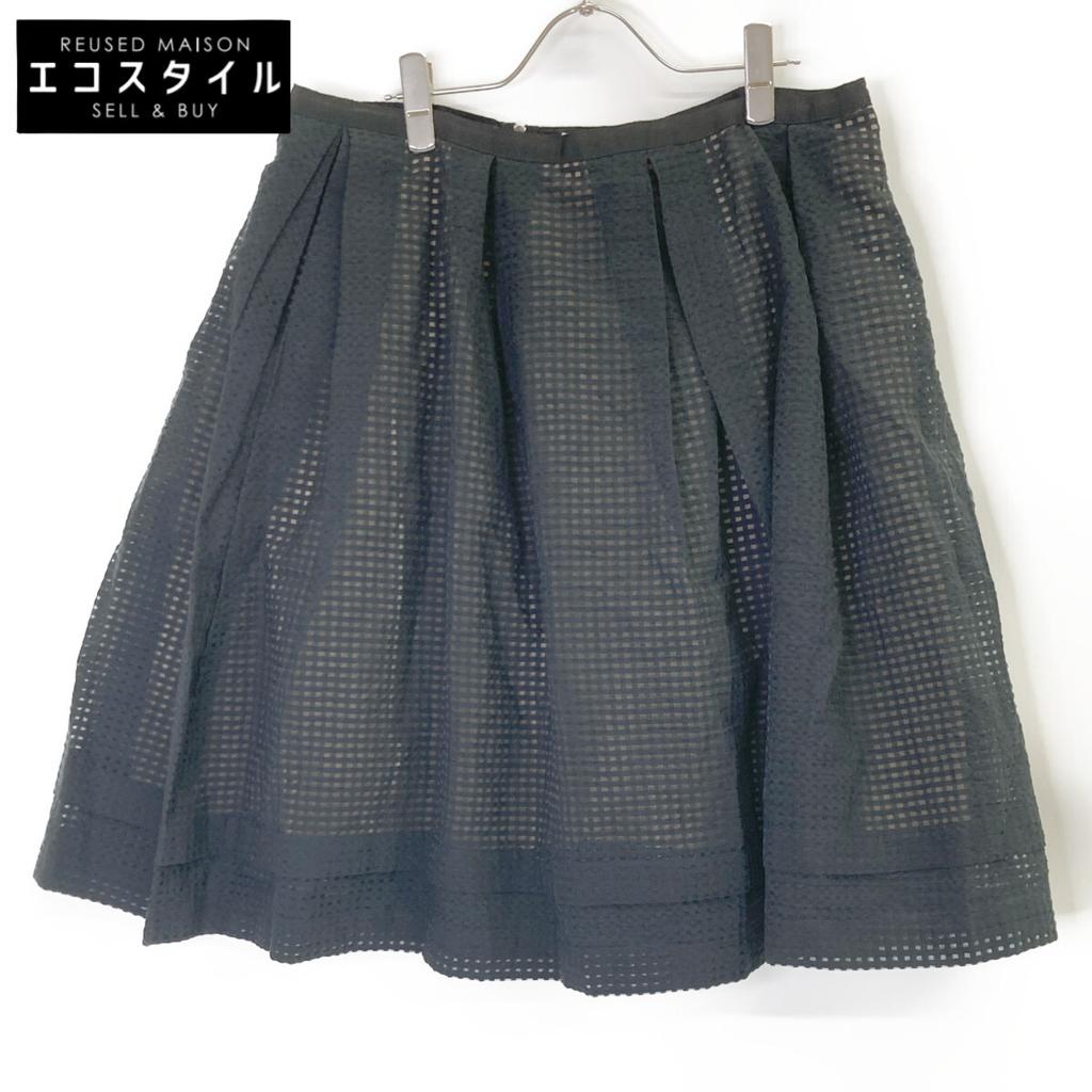 DAISY LIN Black Washable Souffle Skirt 06625 skirt 42 blackUsed