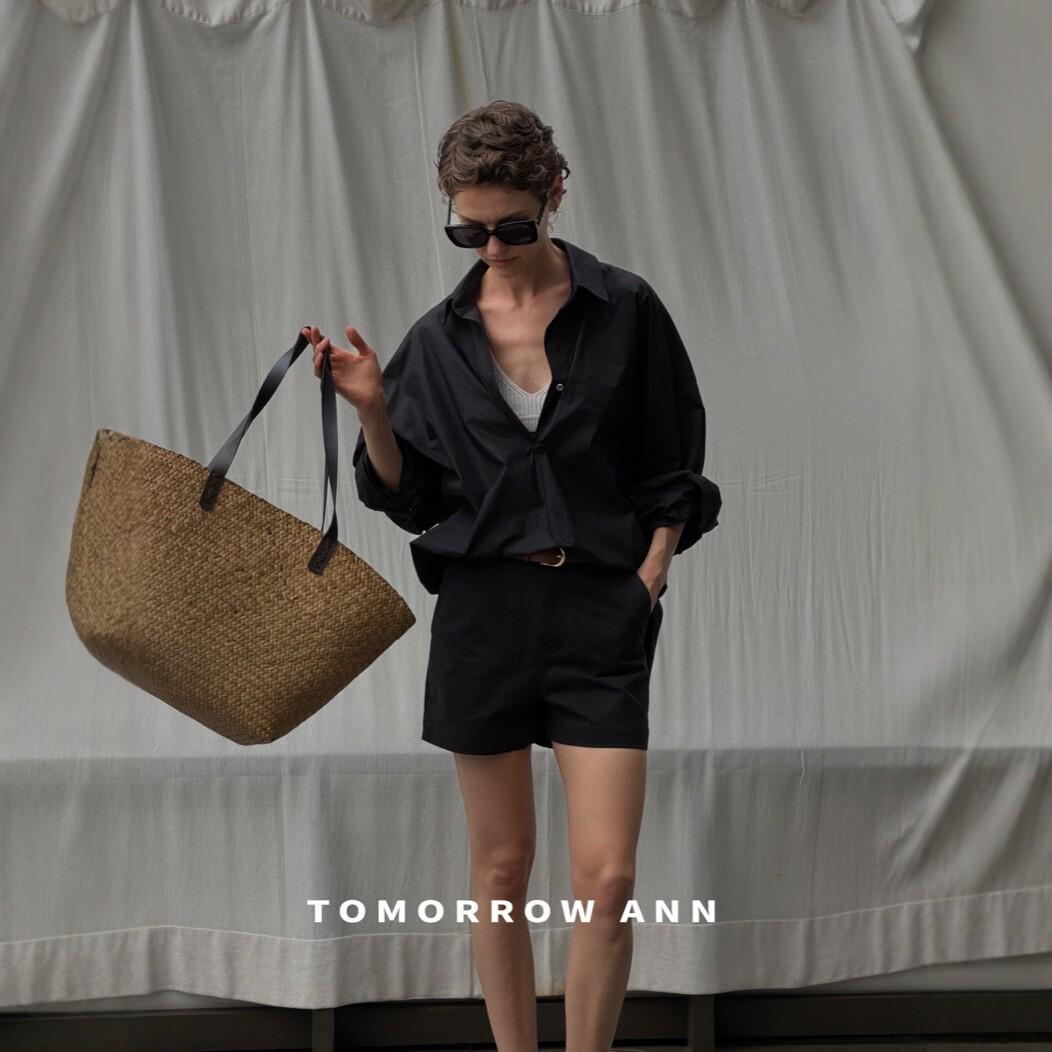 TOMORROWANN Women s Pure Cotton A-Line Loose Fit Shorts - Summer Casual Slimming Fashion Medium